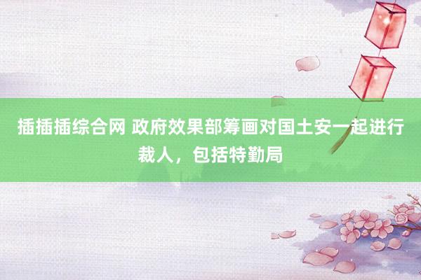 插插插综合网 政府效果部筹画对国土安一起进行裁人，包括特勤局